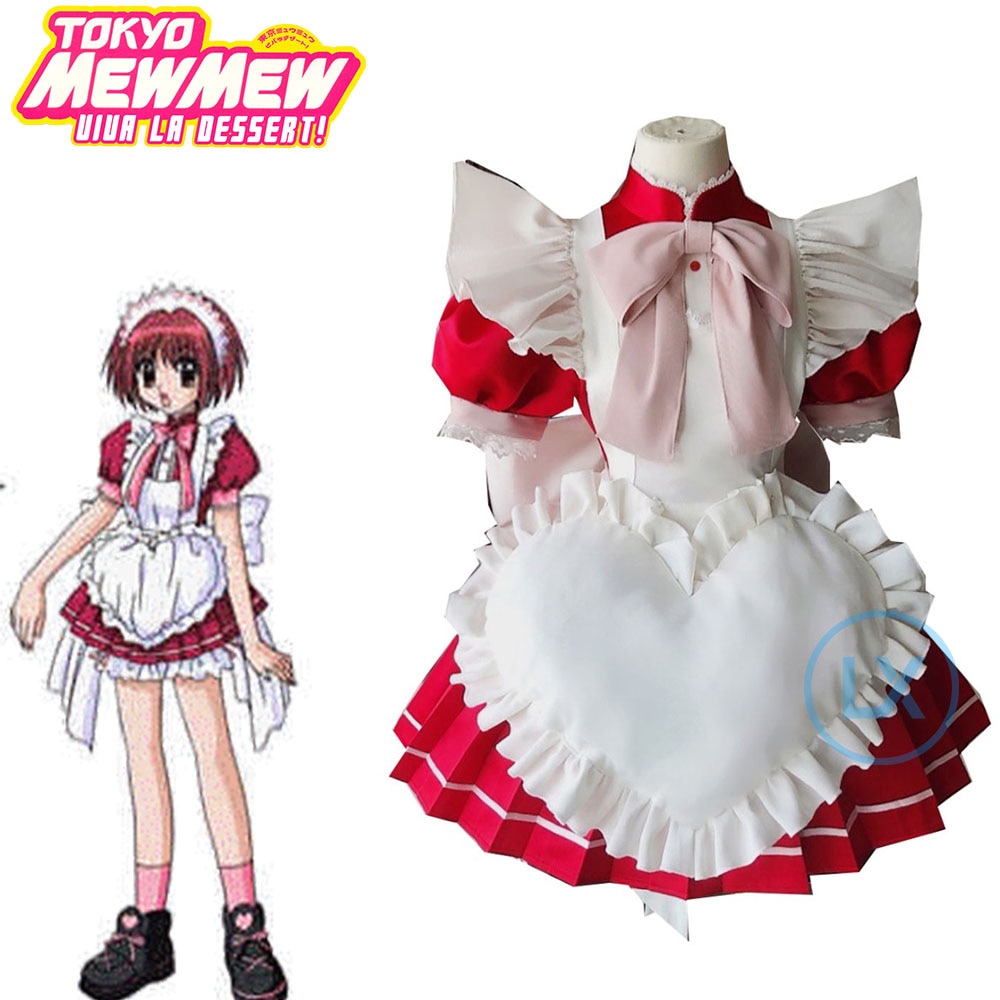 Anime Tokyo Mew Mew Momomiya Ichigo ̵  ڽ ǻ ȭƮ   Ϻ ִϸ̼  Ŀ θŸ